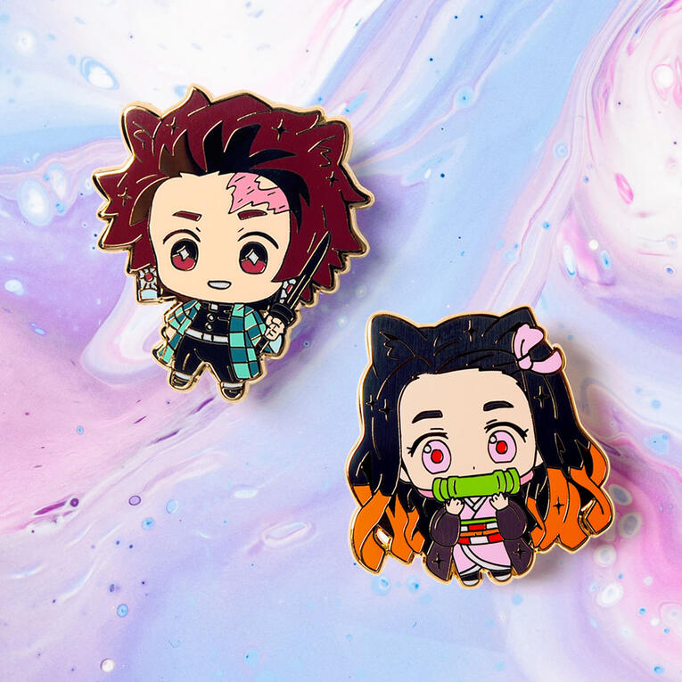 Demon Slayer Tanjiro & Nezuko Enamel Pin