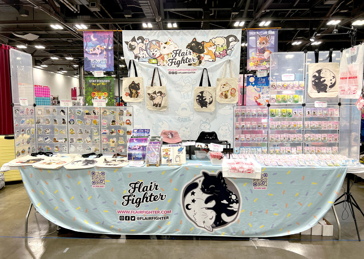 2 Artist Alley Table Display